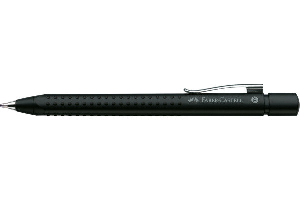 FABER-CASTELL Druckkugelschr.GRIP 2011 M 144187 schwarz matt 0.7mm