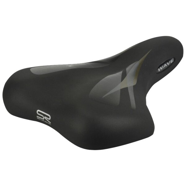SELLE ROYAL Trekking-Gel-Fahrradsattel, schwarz