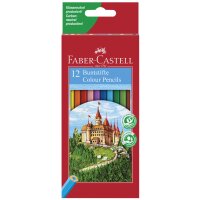 FABER-CASTELL Crayons de couleur hexagonaux CASTLE,...