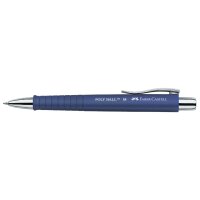 FABER-CASTELL Druckkugelschreiber POLY BALL, blau