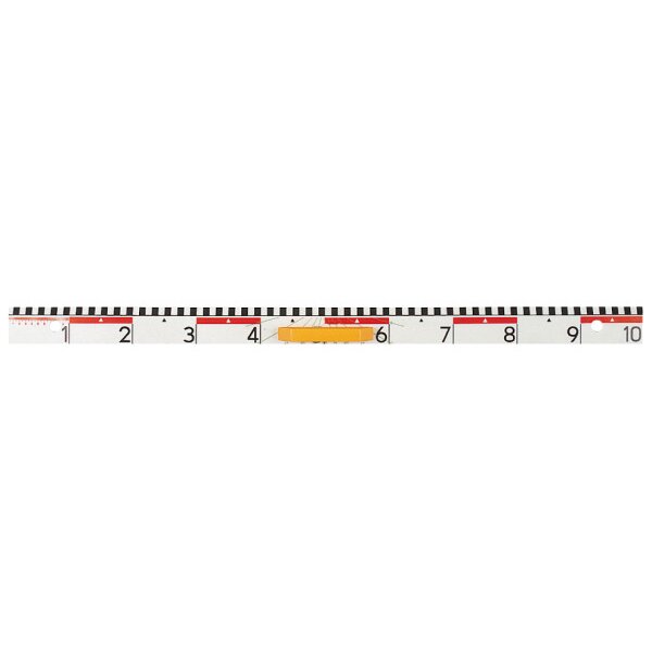 SIECO Wandtafellineal 100cm 332100 weiss, mit Griff