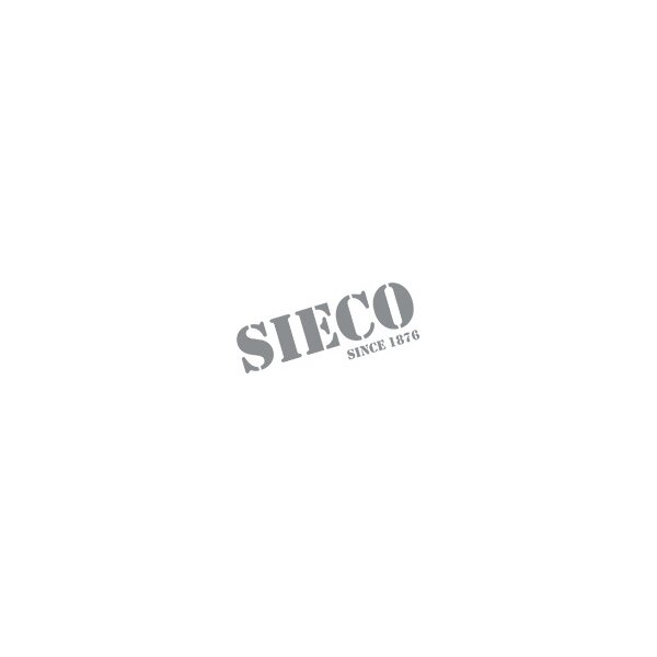 SIECO Wandtafellineal 100cm 332100 weiss, mit Griff