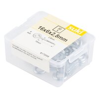 suki. Ringschraube, 25 x 12 x 3,8 mm, Holzgewinde