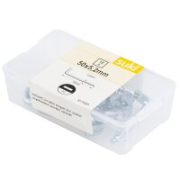 suki. Schlitzhaken, 80 x 5,8 x 38 mm, Holzgewinde