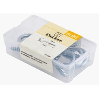 suki. Wäscheleinenhaken, 65x4,8x22 mm, Inhalt: 12 Stück