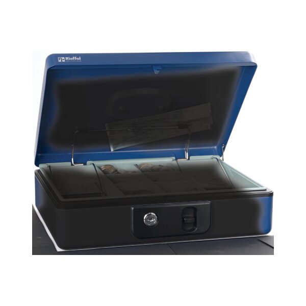 RIEFFEL SWITZERLAND Caisse DeLuxe 4 DELUXE 4 BLAU 30x23x8cm bleu