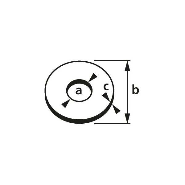 suki. Rondelle de carrosserie, 13,0x37x3,00 mm, PH2,