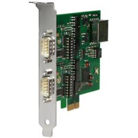 W&T 2xRS232 422 485 PCI Express Karte, galvanische...