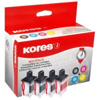Kores Multi-Pack Tinte G1524KIT ersetzt brother LC-1220