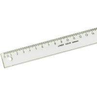 LINEX Schullineal 15cm 1015M transparent