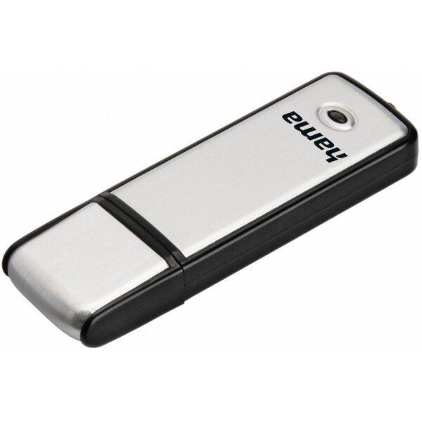 hama USB 2.0 Speicherstick "Fancy", 64 GB, schwarz silber