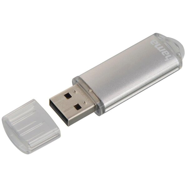 hama Clé USB 2.0 Laeta, 128 GB, argent