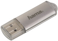 hama Clé USB 2.0 FlashPen Laeta, 128 GB, argent