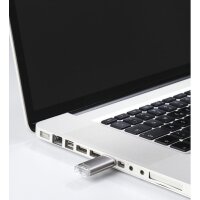 hama Clé USB 2.0 Laeta, 128 GB, argent