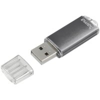 hama Clé USB 2.0 Laeta, 128 GB, argent