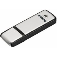 hama Clé USB 2.0 Fancy, 128 GB, noir/argent