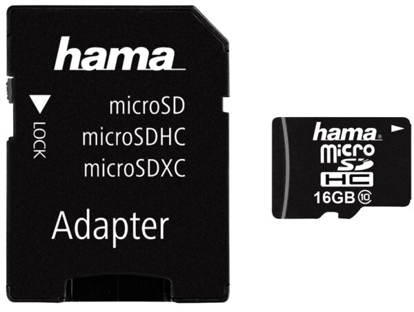 hama Speicherkarte Micro SecureDigital High Capacity, 32 GB