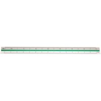 LINEX Dreikantmassstab 30cm 100413048 weiss/farbig