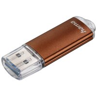 hama USB 3.0 Speicherstick "Laeta", 128 GB, braun