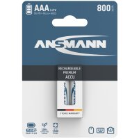ANSMANN Pile rechargeable NiMH maxE, Micro (AAA), 800 mAh