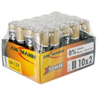 ANSMANN Pile alcaline X-Power, Mignon AA,...