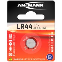ANSMANN Pile bouton alcaline LR44, 1,5 Volt (V13GA)