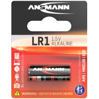 ANSMANN Pile alcaline LR1, 1,5 volt, blister d1