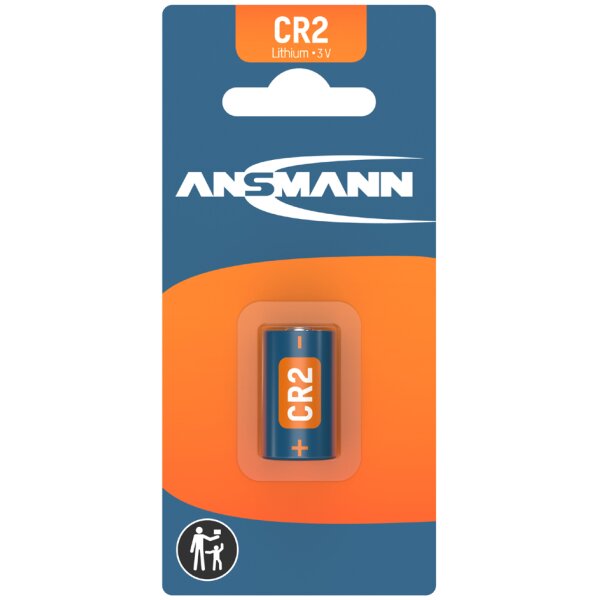 ANSMANN Pile pour appareil-photo lithium CR2, 3 volt,