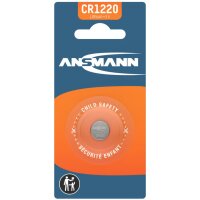 ANSMANN Lithium Knopfzelle "CR1220", 3,0 Volt,...