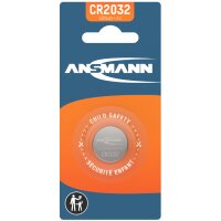 ANSMANN Pile bouton au lithium CR2025, 3,0 Volt, blister