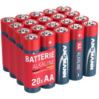 ANSMANN Pile alcaline RED, Mignon AA, blister de 20