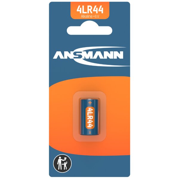 ANSMANN Pile alcaline 4LR44, 6 Volt, blister de 1