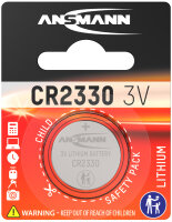 ANSMANN Pile bouton au lithium CR2330, 3,0 Volt, blister
