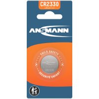 ANSMANN Pile bouton au lithium CR2330, 3,0 Volt, blister