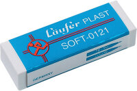 LÄUFER Radierer Plast Soft 01210 65x21x12mm