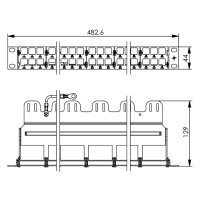 Telegärtner 19" Modulträger für 48...