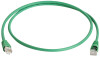 Telegärtner Câble patch, Cat.6A (profond), S/FTP, 1,5 m vert