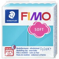 FIMO SOFT Modelliermasse, ofenhärtend, brillantblau, 57 g