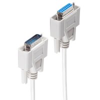 shiverpeaks BASIC-S 15 Pol Sub-D Kabel, Stecker - Kupplung