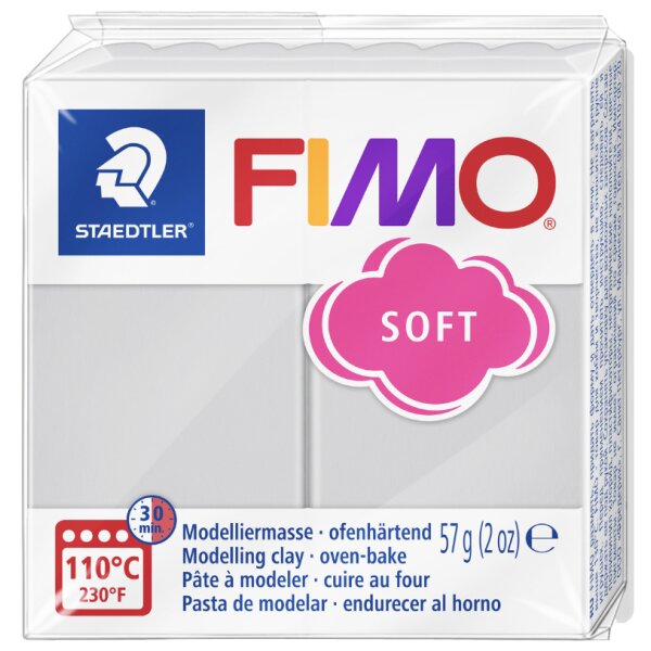 FIMO SOFT Modelliermasse, ofenhärtend, mandarine, 57 g