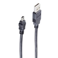 shiverpeaks BASIC-S Mini câble USB 2.0, USB-A - 5...