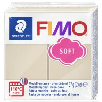 FIMO SOFT Modelliermasse, ofenhärtend, sahara, 57 g