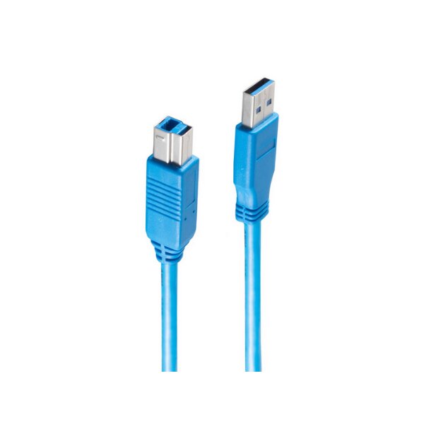 shiverpeaks BASIC-S USB 3.0 Kabel, A-Stecker - B-Stecker