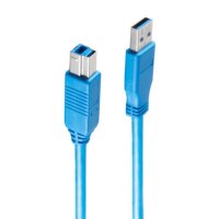 shiverpeaks BASIC-S USB 3.0 Kabel, A-Stecker - B-Stecker