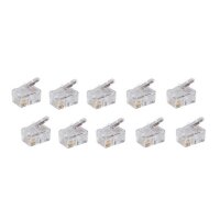 shiverpeaks BASIC-S Modular-Stecker RJ10 14, ungeschirmt