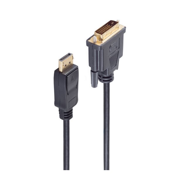 shiverpeaks BASIC-S Displayport - DVI-D 24+1 Kabel, 1,0 m