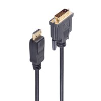 shiverpeaks BASIC-S Displayport - DVI-D 24+1 Kabel, 3,0 m