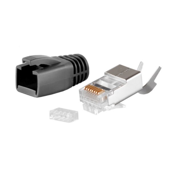 shiverpeaks BASIC-S RJ45-Stecker-Set, Kat.5e - 8, schwarz