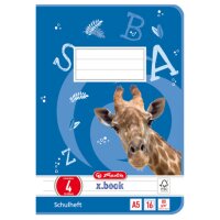 herlitz Schulheft x.book, DIN A5, Lineatur 3 liniert