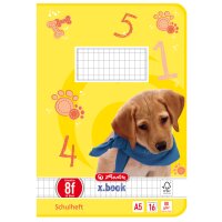 herlitz Schulheft x.book, DIN A5, Lineatur 10 kariert